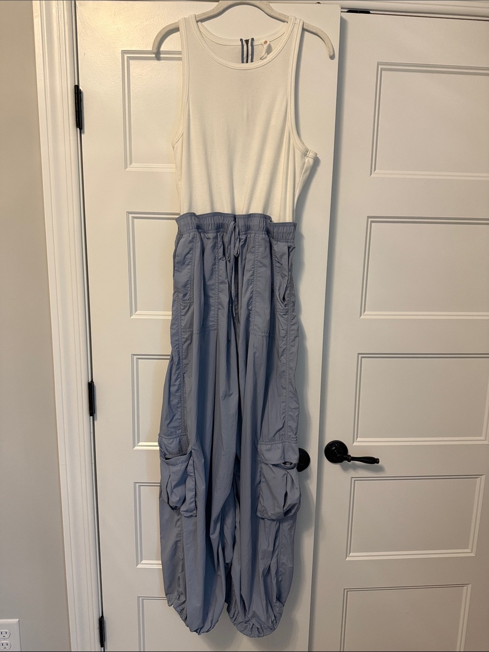 Anthropologie Powder Blue Cargo Balloon Joggers